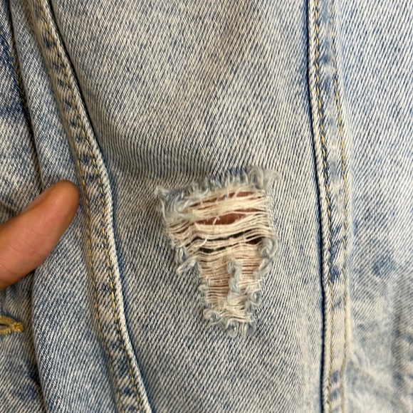 H & M Longline Jean Jacket - Picture 7 of 11